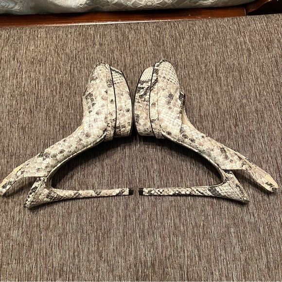 BRIAN ATWOOD Platform Heels PYTHON / SNAKESKIN - Sz 9 (EU 40) EXCELLENT! - Picture 14 of 16